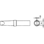 Vârfuri, rezistente, letconuri, duze aer cald, Vârf tip şurubelniţă 3,2x0,8mm pt.ciocan de lipit WEL.LR-21 W -1, dioda.ro