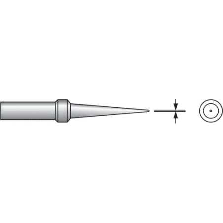 Vârf conic 0,4mm pt.ciocan de lipit WEL.LR-21 PLATO-EW-402