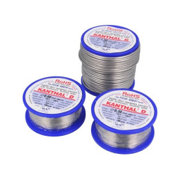 Nichelină - Sârmă rezistivă, Cablu: fir de rezistenţă -100÷1300°C Ambalaj:0,1kg Øext:0,5mm KANTHAL-D-0.5 -1, dioda.ro
