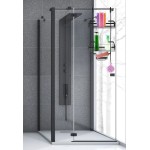 Casa Gradina, Raft de duș montat pe perete - negru -2, dioda.ro