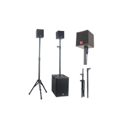 Kit Subwoofer 10"/25cm + 2 Sateliti 4"/10cm 400w Rms Bst