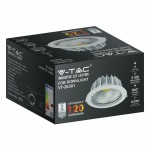 Spot Led Cob Incorporabil 30w 6500k Alb Rece