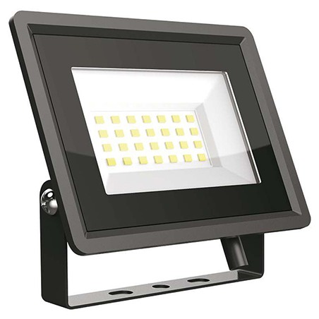 Reflector Led Smd 20w 4000k Ip65 - Negru
