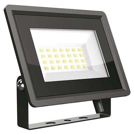 Reflector Led Smd 20w 6500k Ip65 - Negru