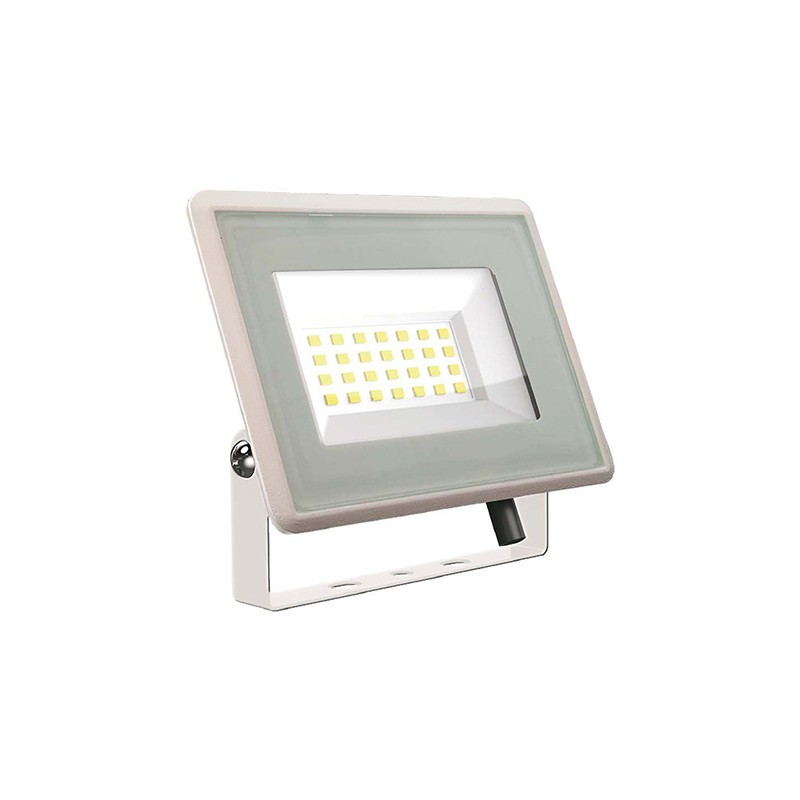 Reflector Led Smd 20w 6500k Ip65 - Alb