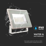 Reflector Led Smd 30w 6500k Ip65 - Alb
