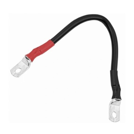 Cablu pentru conectarea in paralel / serie a acumulatorilor 35mm2 25cm papuc surub M8 - 1 Bucata