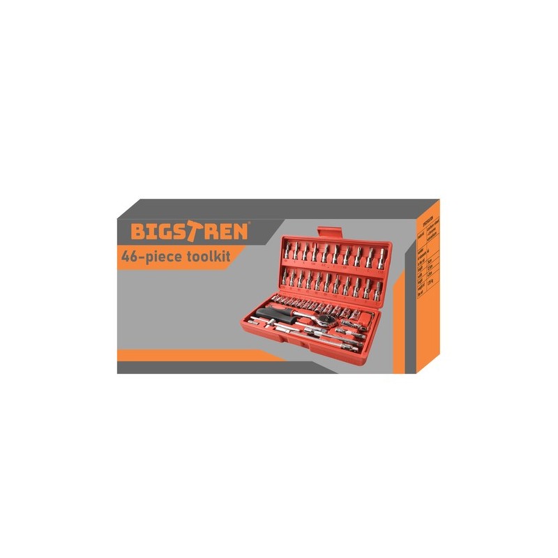 Trusa scule din 46 de piese Otel Crom Vanadiu