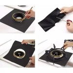 Casa Gradina, Set 4 bucati folie din teflon pentru aragaz sau plita, reutilizabile, 27 x 27 cm, negru. Ruhy 19176 -1, dioda.ro