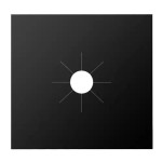 Casa Gradina, Set 4 bucati folie din teflon pentru aragaz sau plita, reutilizabile, 27 x 27 cm, negru. Ruhy 19176 -1, dioda.ro