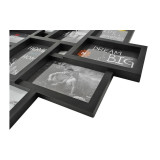 Rama foto pentru 10 fotografii - neagra