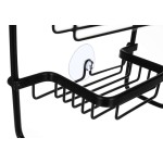 Casa Gradina, Raft de duș montat pe perete - negru -2, dioda.ro