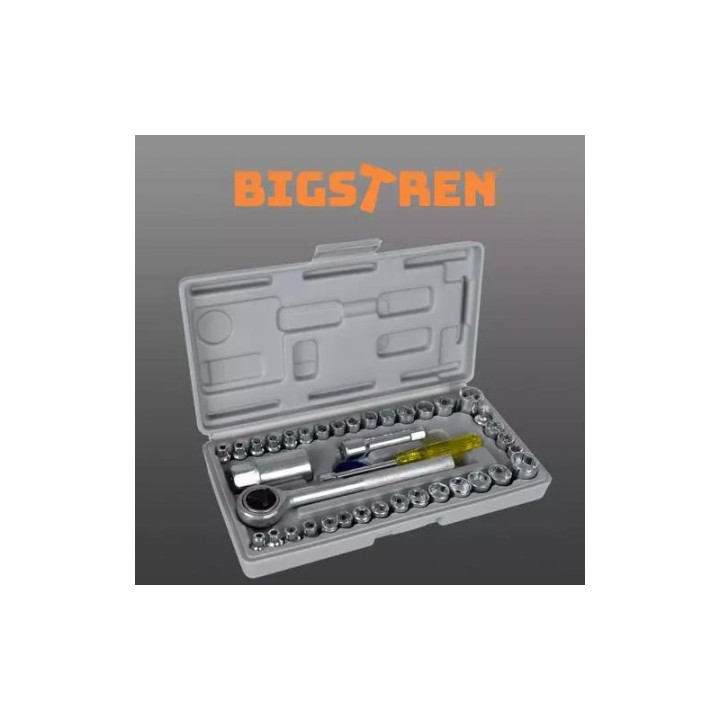 Set chei tubulare - 40 buc. Bigstren 19168