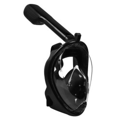 Mască de snorkeling completă L/XL neagră