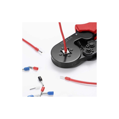 Set Cleste de sertizare HSC8 6-4A pentru pini 0,25-10mm2 - set cu 500 pini HSC8 6-4A