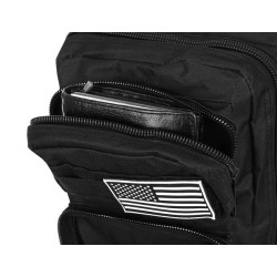 Rucsac Tactical Compact, Negru, 26L - Ghiozdan Scoala rezistent la rupere si abraziune