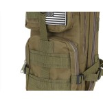 Rucsac Barbati / unisex militar mic, verde - Ghiozdan rezistent la rupere si abraziune camping, Rucsac Barbati / unisex militar mic, verde - Ghiozdan rezistent la rupere si abraziune -1, dioda.ro