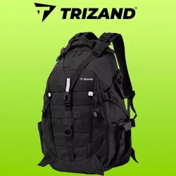 Rucsac negru Trizand 20534 militar/turistic