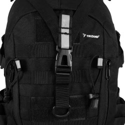 Rucsac negru Trizand 20534 militar/turistic