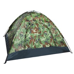 Cort turistic pentru 4 persoane camuflaj