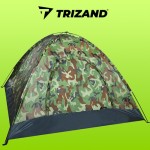 camping, Cort turistic pentru 4 persoane camuflaj -1, dioda.ro
