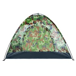 Cort turistic pentru 4 persoane camuflaj