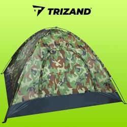 Cort turistic pentru 4 persoane camuflaj