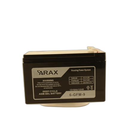 Acumulator ARAX  deep cycle 12V 9Ah AGM VRLA GEL 6-GFM-9