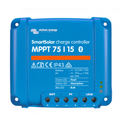 Incarcator solar 12V 24V 15A Victron Energy SmartSolar MPPT 75/15