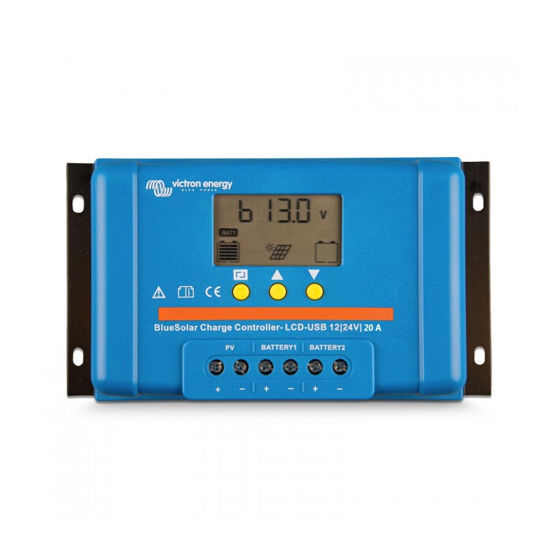 Incarcator solar LCD&USB 12V/24V 20A Victron Energy BlueSolar PWM-LCD&USB 12/24V-20A