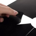 Casa Gradina, Set 4 bucati folie din teflon pentru aragaz sau plita, reutilizabile, 27 x 27 cm, negru. Ruhy 19176 -1, dioda.ro