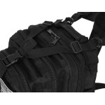 camping, Rucsac Tactical Compact, Negru, 26L - Ghiozdan Scoala rezistent la rupere si abraziune -1, dioda.ro