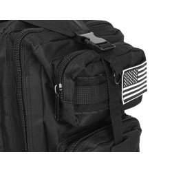 Rucsac Tactical Compact, Negru, 26L - Ghiozdan Scoala rezistent la rupere si abraziune