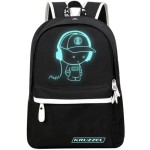 Ghiozdan cu desen fosforescent incarcare/cablu prelungitor USB