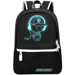 Ghiozdan cu desen fosforescent incarcare/cablu prelungitor USB