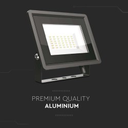 Reflector Led Smd 30w 4000k Ip65 - Negru
