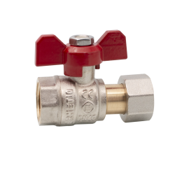 Robinet sferic tip fluture cu olandez 1/2"FF