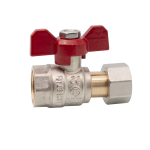 Robinet sferic tip fluture cu olandez 1/2"FF