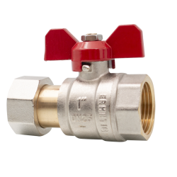 Robinet sferic tip fluture cu olandez 1"FF