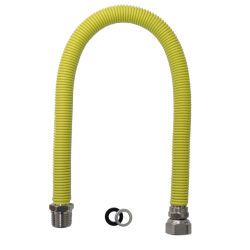Racord flexibil extensibil din inox pentru gaz 3/4"MF*30-60