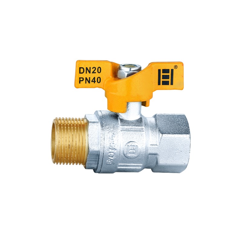 Robinet fluture gaz 3/4"FI-FE