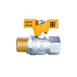 Robinet fluture gaz 3/4"FI-FE