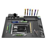 Pad silicon pentru banc de lucru repartii telefoane, chei, electronica, termorezistent, 30x40cm Covoraș de serviciu - organizator 30x40cm Bigstren 22727