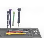 Pad silicon pentru banc de lucru repartii telefoane, chei, electronica, termorezistent, 30x40cm Covoraș de serviciu - organizator 30x40cm Bigstren 22727