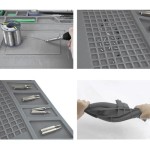 Pad silicon pentru banc de lucru repartii telefoane, chei, electronica, termorezistent, 30x40cm Covoraș de serviciu - organizator 30x40cm Bigstren 22727