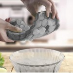 Tavita din silicon pentru cuburi de gheață Ruhhy 21198 matriță din silicon pentru cuburi de gheață