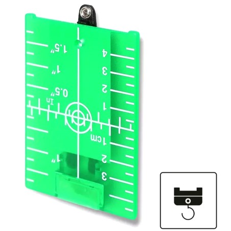 Ținta țintă pentru un laser cu linie încrucișată verde