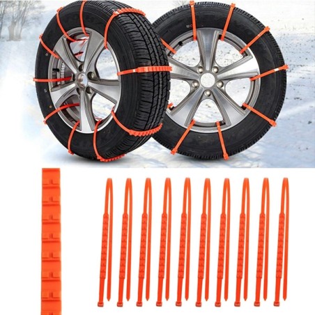 Benzi de plastic antiderapante pentru anvelope Lanturi de zapada din plastic