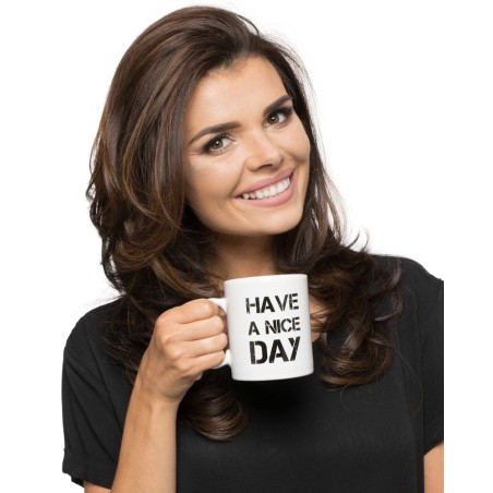 Cana cu degetul mijlociu Have a Nice Day - ALBA