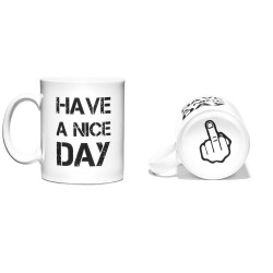 Cana cu degetul mijlociu Have a Nice Day - ALBA
